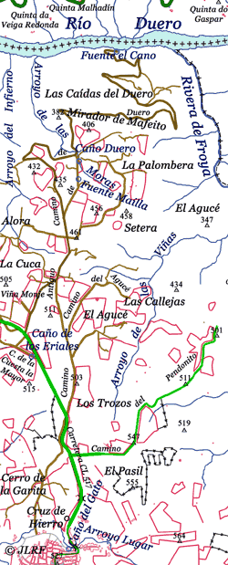 Mapa Duero