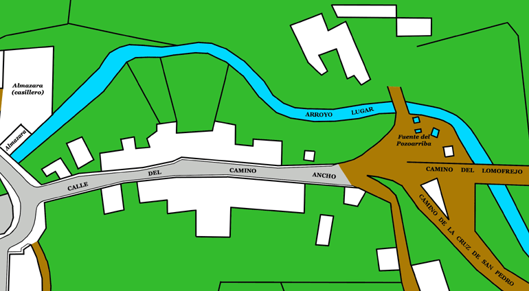 Plano callejero Fregeneda