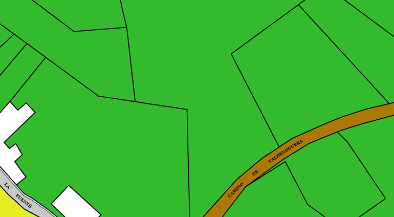 Plano callejero Fregeneda