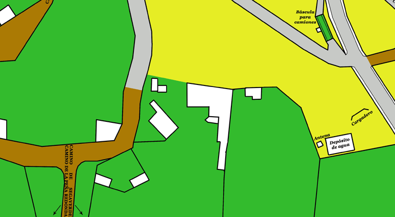 Plano callejero Fregeneda