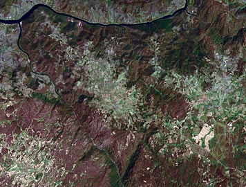 Foto satélite Fregeneda